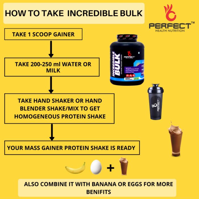Perfect Health Nutrition Incredible Bulk  Extreme Weight Gainer - Image 2