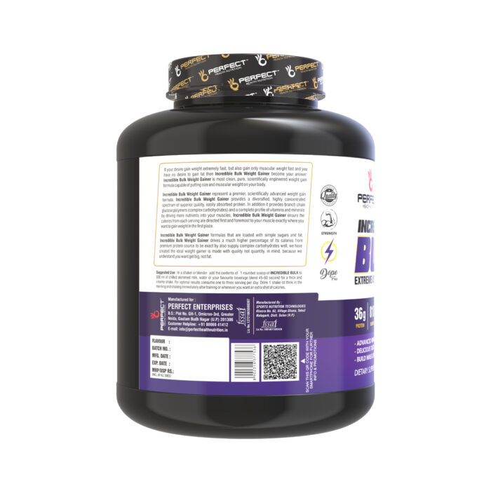 Perfect Health Nutrition Incredible Bulk  Extreme Weight Gainer - Image 3