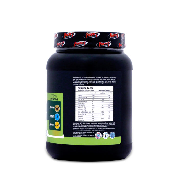 MUSCLE MASS STRAWBERRY 1KG - Image 3