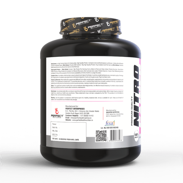 NITRO GAINER CHOCOLATE 3KG - Image 3