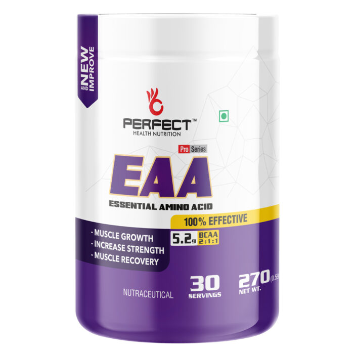 Perfect Health Nutrition EAA (Essential Amino Acids) BCAA for Intra-Workout/Post Workout 300grams