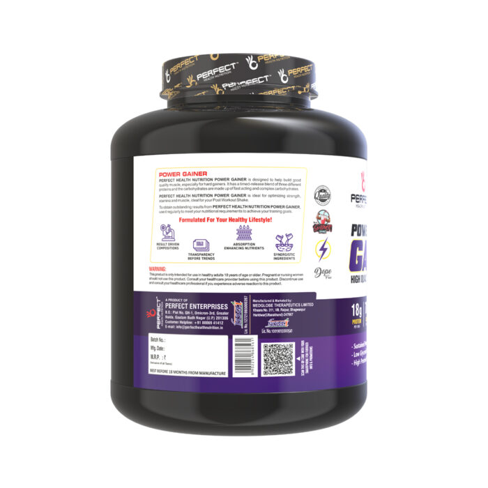 PERFECT HEALTH NUTRITION POWER GAINER (2.7 KG) CHOCOLATE - Image 6