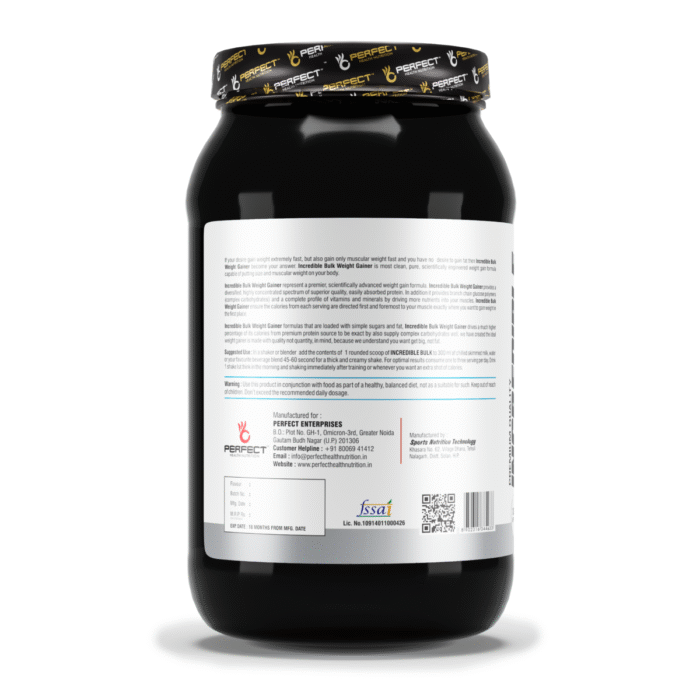 Perfect Health Nutrition Incredible Bulk - Extreme Weight Gainer - Image 2