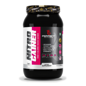 Perfect Health Nutrition Nitro Gainer - High Calorie Mass Gainer, 1kg - Fuel Your Gains!